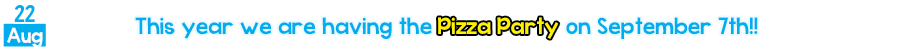 Pizza Party News 2025!
